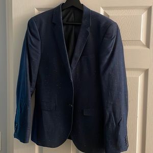 Top man 38R skinny fit blazer navy blue